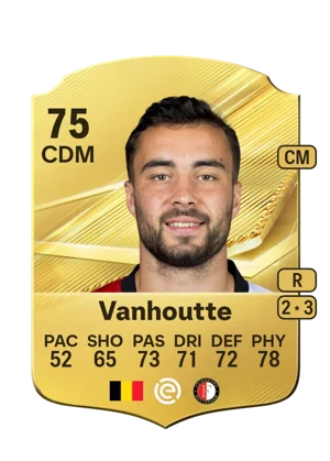 Vanhoutte - 75 - Rare EA FC 27 card