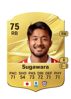 Sugawara - 75 - Rare EA FC 27 card