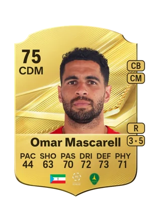 Omar Mascarell - 75 - Rare EA FC 27 card