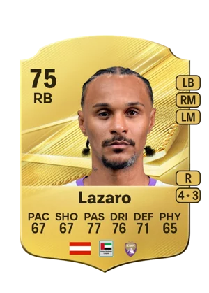 Lazaro - 75 - Rare EA FC 27 card