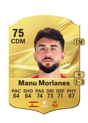 Manu Morlanes - 75 - Rare EA FC 27 card