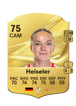 Heiseler - 75 - Rare EA FC 27 card