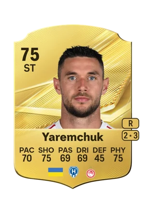 Yaremchuk - 75 - Rare EA FC 27 card