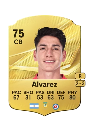 Álvarez - 75 - Rare EA FC 27 card