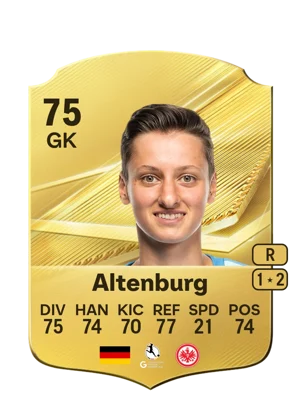 Altenburg - 75 - Rare EA FC 27 card