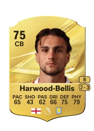 Harwood-Bellis - 75 - Rare EA FC 27 card