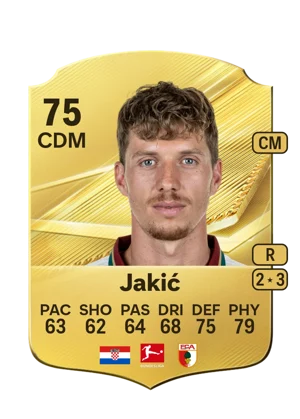 Jakić - 75 - Rare EA FC 27 card