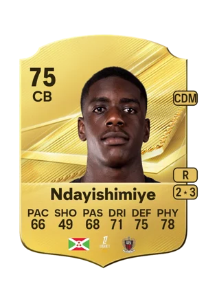 Ndayishimiye - 75 - Rare EA FC 27 card