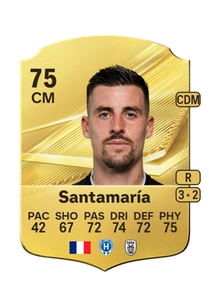 Santamaría - 75 - Rare EA FC 27 card