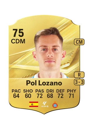 Pol Lozano - 75 - Rare EA FC 27 card