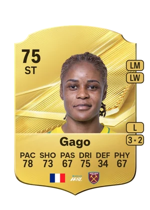 Gago - 75 - Rare EA FC 27 card