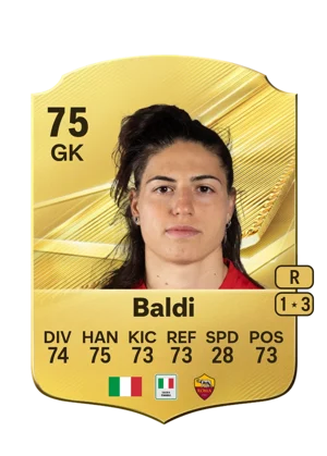 Baldi - 75 - Rare EA FC 27 card