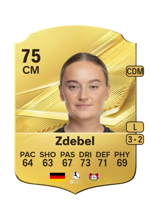 Zdebel - 75 - Rare EA FC 27 card
