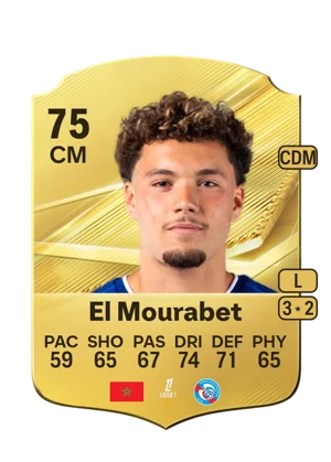 El Mourabet - 75 - Rare EA FC 27 card
