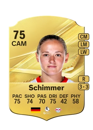 Schimmer - 75 - Rare EA FC 27 card