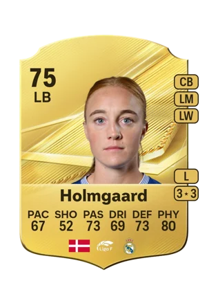 Holmgaard - 75 - Rare EA FC 27 card