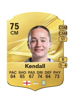Kendall - 75 - Rare EA FC 27 card