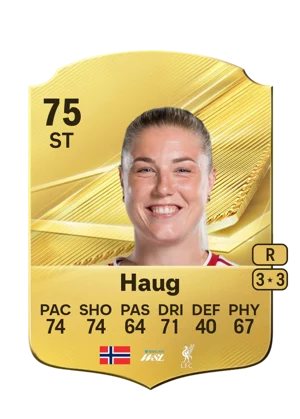Haug - 75 - Rare EA FC 27 card