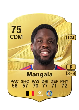 Mangala - 75 - Rare EA FC 27 card