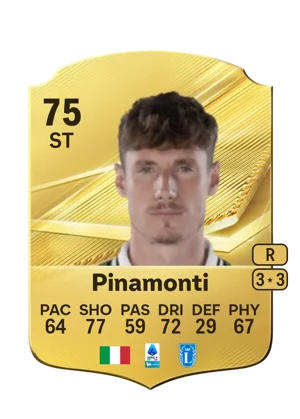 Pinamonti - 75 - Rare EA FC 27 card