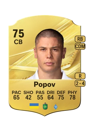 Popov - 75 - Rare EA FC 27 card