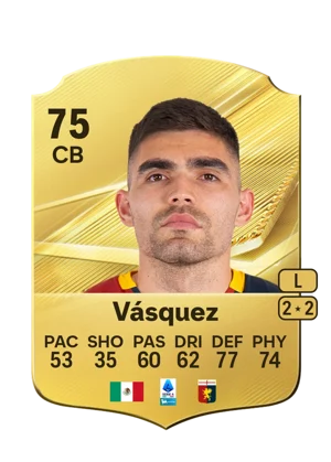 Vásquez - 75 - Rare EA FC 27 card