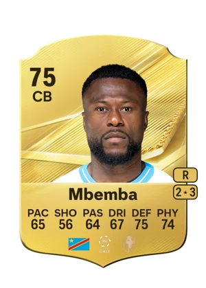 Mbemba - 75 - Rare EA FC 27 card