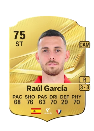 Raúl García - 75 - Rare EA FC 27 card