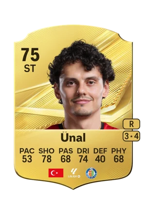 Ünal - 75 - Rare EA FC 27 card
