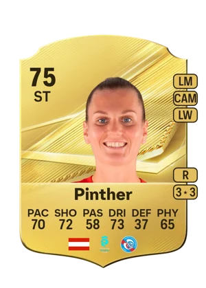 Pinther - 75 - Rare EA FC 27 card