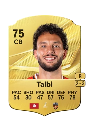 Talbi - 75 - Rare EA FC 27 card