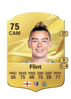 Flint - 75 - Rare EA FC 27 card