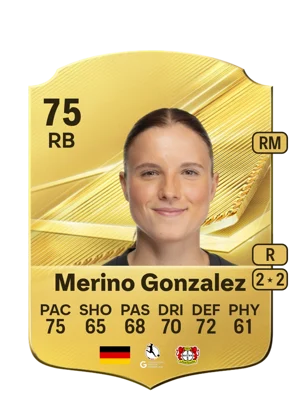Merino Gonzalez - 75 - Rare EA FC 27 card