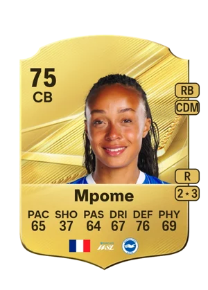 Mpome - 75 - Rare EA FC 27 card