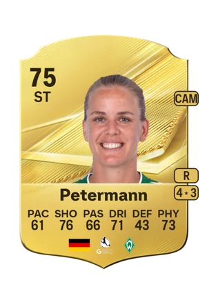 Petermann - 75 - Rare EA FC 27 card