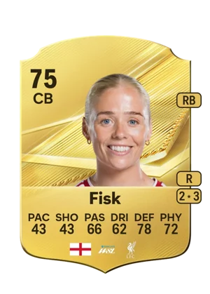 Fisk - 75 - Rare EA FC 27 card