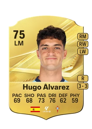 Hugo Álvarez - 75 - Rare EA FC 27 card
