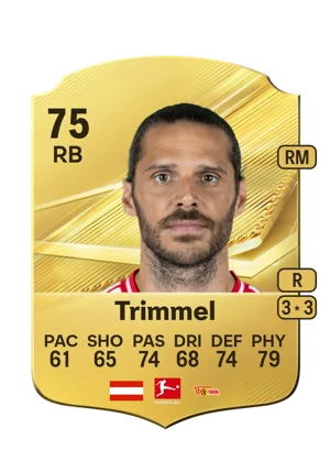 Trimmel - 75 - Rare EA FC 27 card
