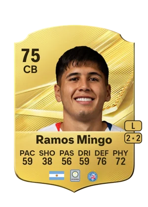 Ramos Mingo - 75 - Rare EA FC 27 card