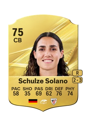 Schulze Solano - 75 - Rare EA FC 27 card