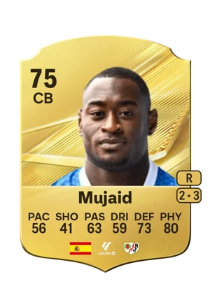 Mujaid - 75 - Rare EA FC 27 card