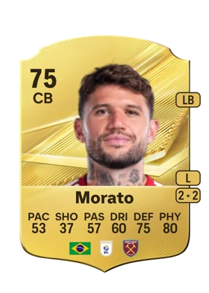 Morato - 75 - Rare EA FC 27 card