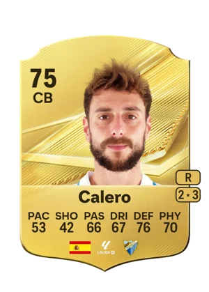 Calero - 75 - Rare EA FC 27 card