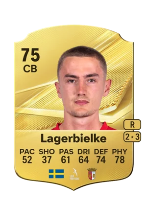 Lagerbielke - 75 - Rare EA FC 27 card