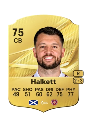 Halkett - 75 - Rare EA FC 27 card