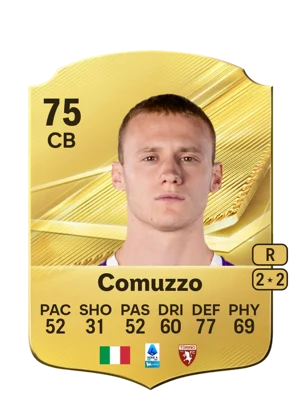 Comuzzo - 75 - Rare EA FC 27 card