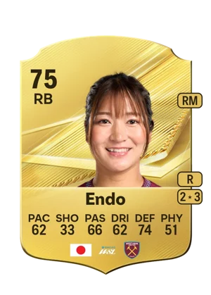 Endo - 75 - Rare EA FC 27 card