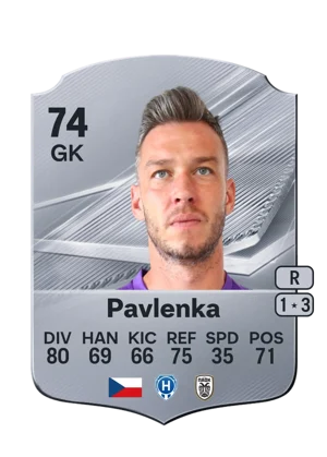 Pavlenka - 74 - Rare EA FC 27 card