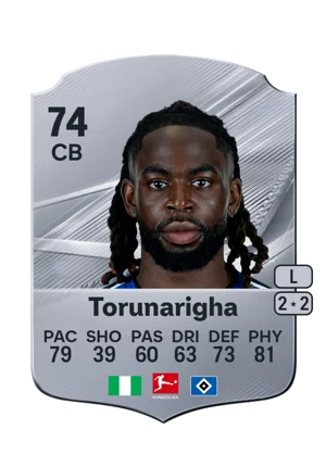 Torunarigha - 74 - Rare EA FC 27 card