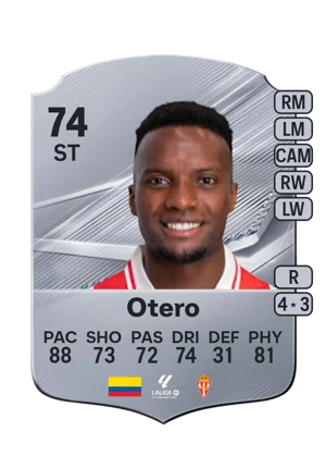 Otero - 74 - Rare EA FC 27 card